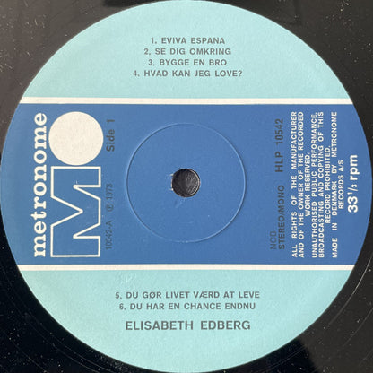 Elisabeth Edberg : Elisabeth Edberg (LP, Comp)