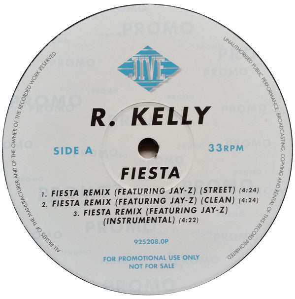 R. Kelly : Fiesta (12", Promo)