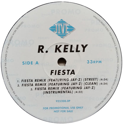 R. Kelly : Fiesta (12", Promo)