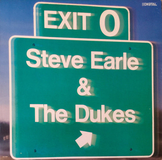 Steve Earle & The Dukes : Exit 0 (LP, Album, Glo)