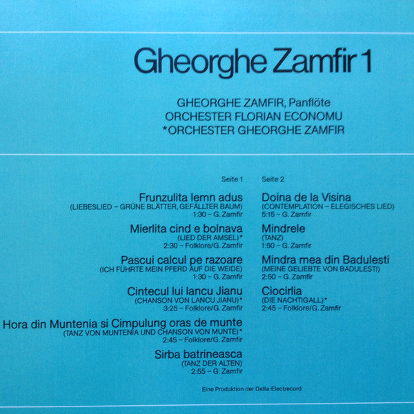 Gheorghe Zamfir : Gheorghe Zamfir 1 (LP, Comp, RE)