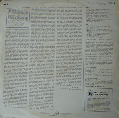 Earl Hines : The Grand Terrace Band (LP, Comp, Mono)