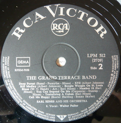 Earl Hines : The Grand Terrace Band (LP, Comp, Mono)