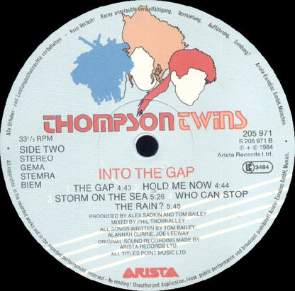 Thompson Twins : Into The Gap (LP, Album)