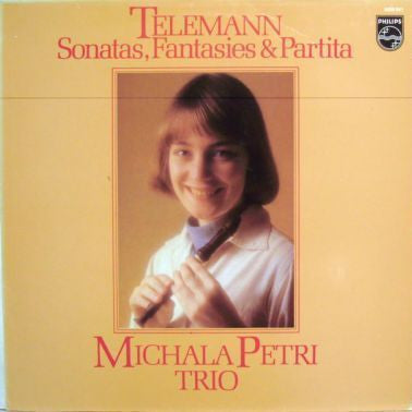 Georg Philipp Telemann - Michala Petri Trio : Sonatas, Fantasies & Partita (LP)