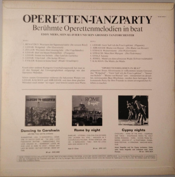 Eddy Mers And His Orchestra : Operetten Tanzparty In Beat (LP)