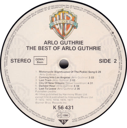 Arlo Guthrie : The Best Of Arlo Guthrie (LP, Comp, RE)