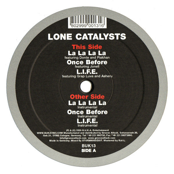 Lone Catalysts : La La La La / Once Before / L.I.F.E. (12")