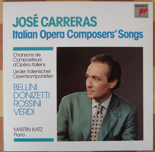 José Carreras : Italian Opera Composers' Songs (LP, Album)