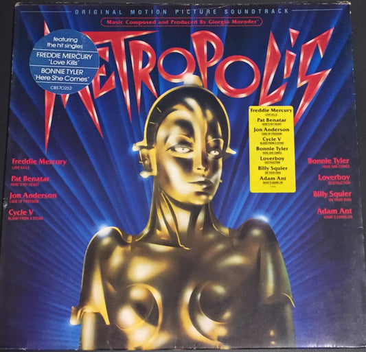 Various : Metropolis (Original Motion Picture Soundtrack) (LP, Album, Gat)