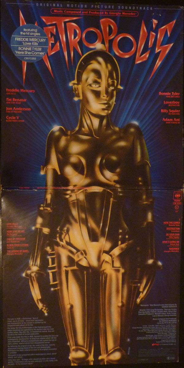 Various : Metropolis (Original Motion Picture Soundtrack) (LP, Album, Gat)