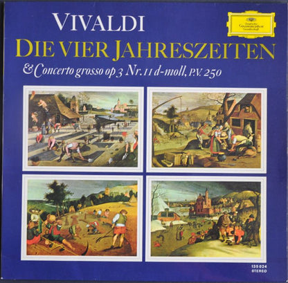 Antonio Vivaldi, Festival Strings Lucerne, Rudolf Baumgartner : Die Vier Jahreszeiten & Concerto Grosso Op. 3 No. 11 D-Moll, P.V. 250 (LP, RP)