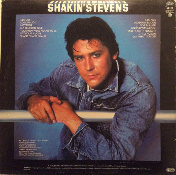 Shakin' Stevens : Hot Dog (LP)