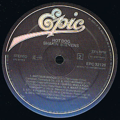 Shakin' Stevens : Hot Dog (LP)