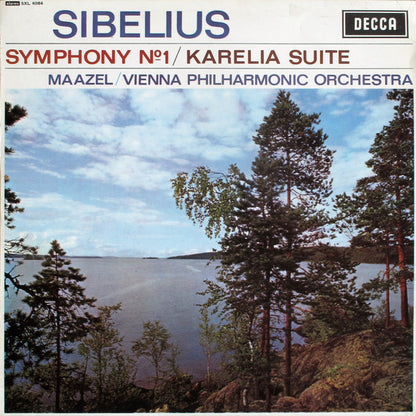 Jean Sibelius, Lorin Maazel, Wiener Philharmoniker : Symphony № 1 / Karelia Suite (LP, RP)