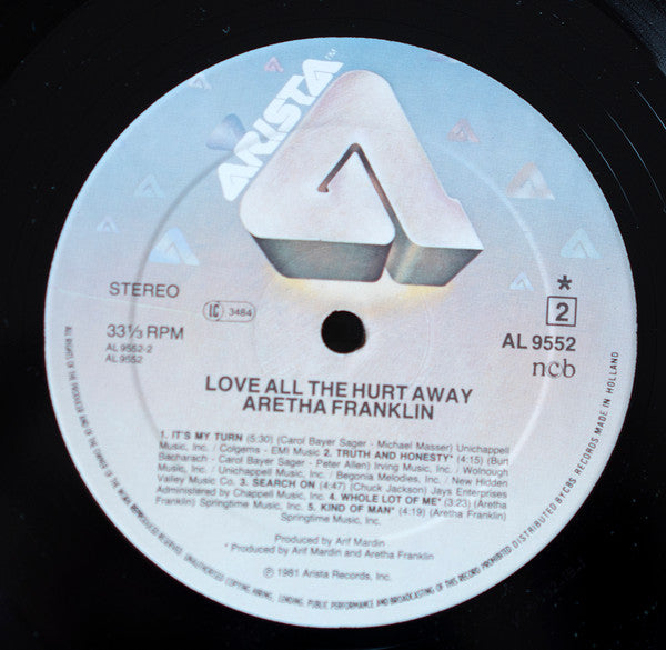 Aretha Franklin : Love All The Hurt Away (LP, Album)