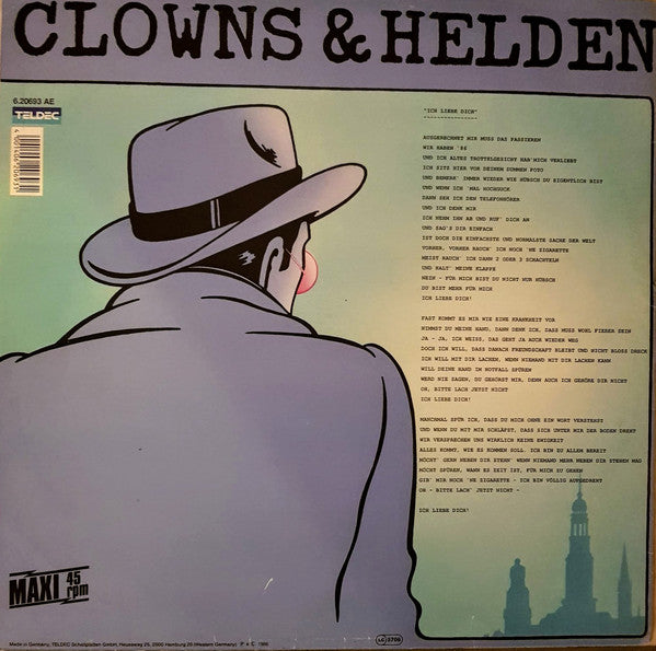 Clowns & Helden : Ich Liebe Dich (12", Maxi)