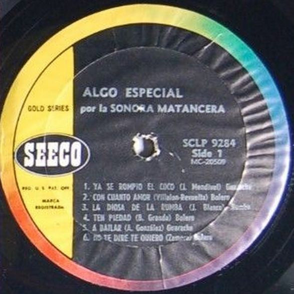 La Sonora Matancera : Algo Especial Por La Sonora Matancera (LP, Album)