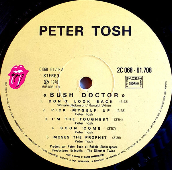 Peter Tosh : Bush Doctor (LP, Album)