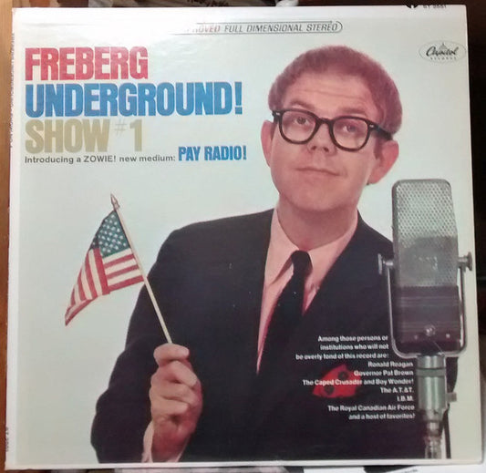 Stan Freberg : Freberg Underground! Show No. 1 (LP, Album, LA )