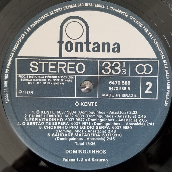Dominguinhos : Ó Xente! (LP, Album)