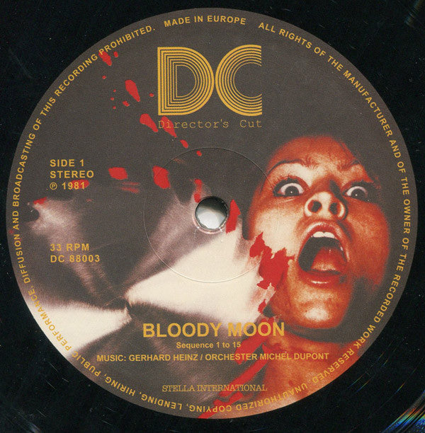 Gerhard Heinz, Orchester Michel Dupont : Jess Franco's Bloody Moon (Original Motion Picture Soundtrack) (3xLP, Album, Ltd)