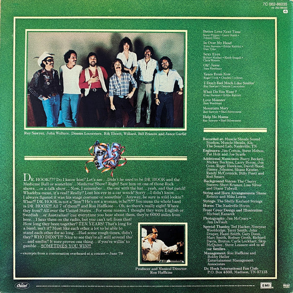 Dr. Hook : Sometimes You Win (LP, Album)