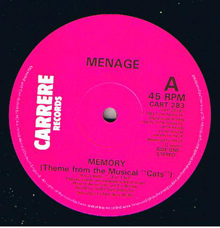 Menage (2) : Memory (12", Single)