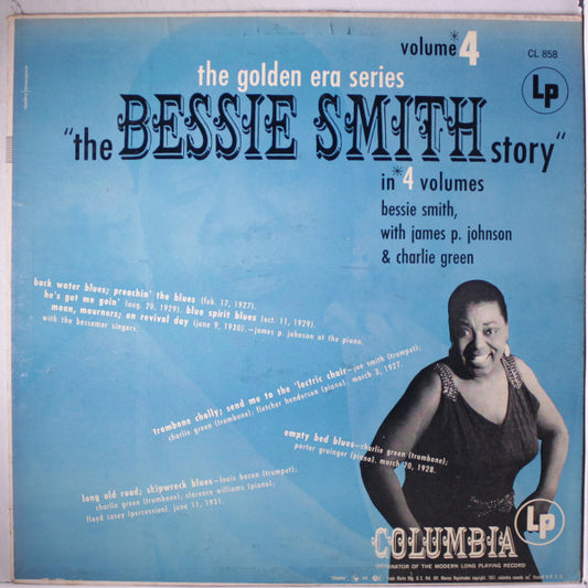 Bessie Smith With James Price Johnson & Charlie Green : The Bessie Smith Story - Vol. 4 (LP, Comp)