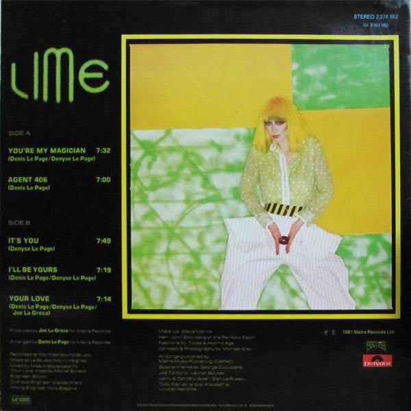 Lime (2) : Your Love (LP, Album)