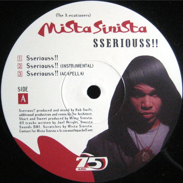 Mista Sinista : Sseriouss!! (12")
