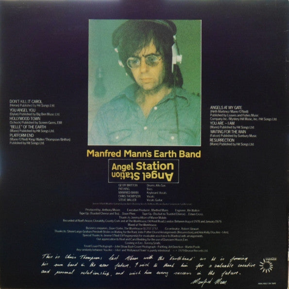 Manfred Mann's Earth Band : Angel Station (LP, Album)