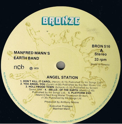 Manfred Mann's Earth Band : Angel Station (LP, Album)