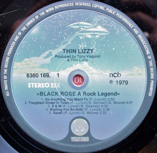 Thin Lizzy : Black Rose (A Rock Legend) (LP, Album)