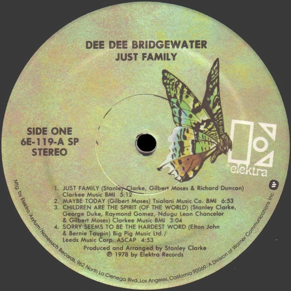 Dee Dee Bridgewater : Just Family (LP, Album, SP,)