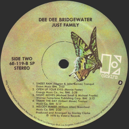 Dee Dee Bridgewater : Just Family (LP, Album, SP,)