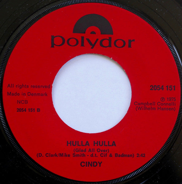 Cindy (11) : Hvad Nu? / Hulla Hulla (7", Single)