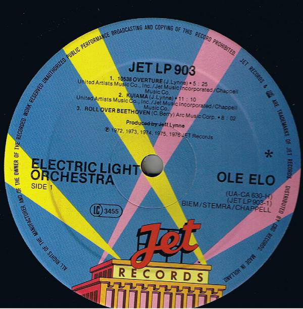 Electric Light Orchestra : Olé ELO (LP, Comp, RE, Ⓐ)