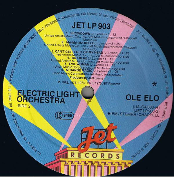 Electric Light Orchestra : Olé ELO (LP, Comp, RE, Ⓐ)