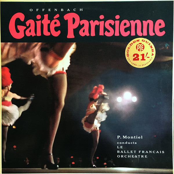 Pierre Montiel, Le Ballet Francais Orchestre, Jacques Offenbach : Gaité Parisienne (LP, Mono)