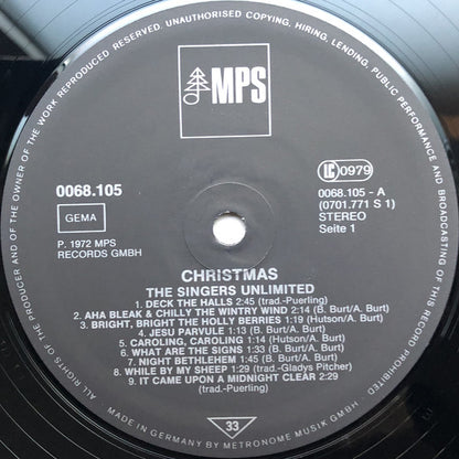 The Singers Unlimited : Christmas (LP, Album, RE, RM)