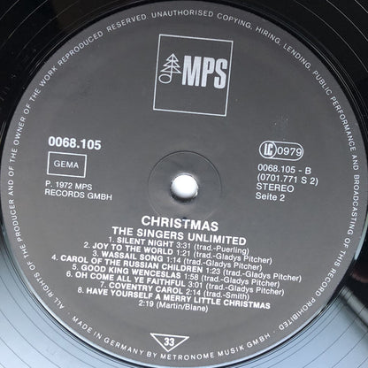 The Singers Unlimited : Christmas (LP, Album, RE, RM)