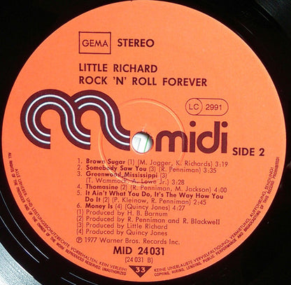 Little Richard : Rock 'n' Roll Forever (LP, Comp)