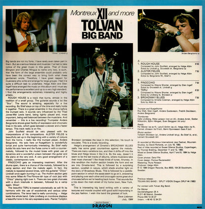 Tolvan Big Band : Montreux And More (LP, Album)