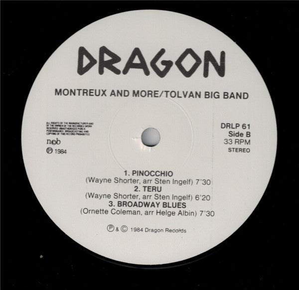 Tolvan Big Band : Montreux And More (LP, Album)