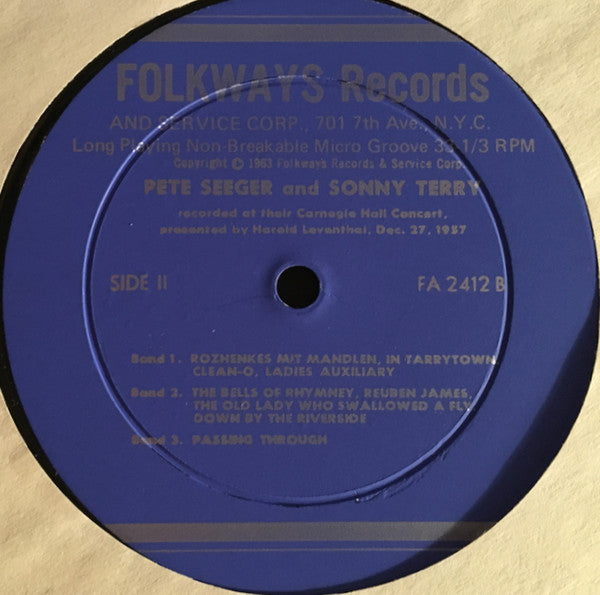 Pete Seeger And Sonny Terry : Pete Seeger And Sonny Terry (LP, Album, RE)