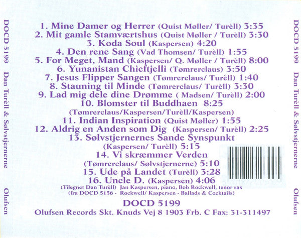 Dan Turèll (2) & Sølvstjernerne : Dan Turèll & Sølvstjernerne (CD, Album, RE)