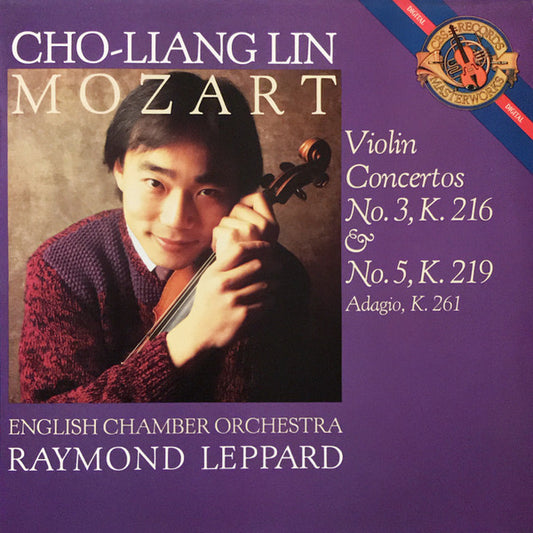 Cho-Liang Lin, Wolfgang Amadeus Mozart : Mozart, Violin Concertos No.3, K.216 & No.5, K.219 (LP, Album)