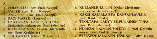 Tellervo Haikonen : Sounds Of Kantele (LP)