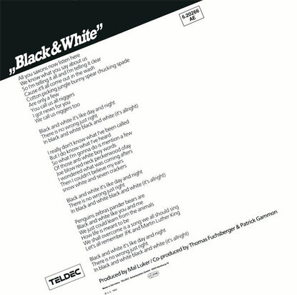 Patto : Black And White (12", Maxi)